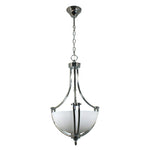 Houston Chain Pendant in 2 Light Chrome
