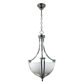 Houston Chain Pendant in 2 Light Chrome