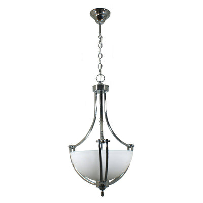 Houston Chain Pendant in 2 Light Chrome