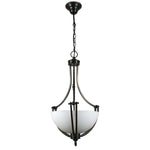 Houston Chain Pendant in 2 Light Bronze