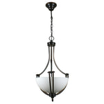 Houston Chain Pendant in 2 Light Bronze