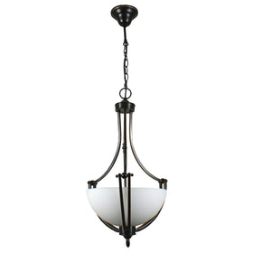 Houston Chain Pendant in 2 Light Bronze
