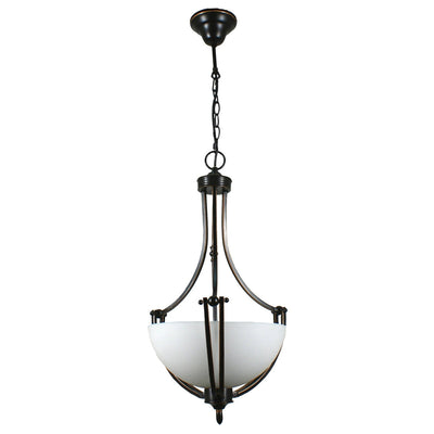 Houston Chain Pendant in 2 Light Bronze