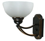 Houston Indoor Wall Light 1xE27 in Bronze