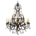 Louis 15th 15 Light Crystal Pendant Light