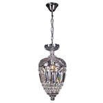 Mozart Crystal Basket Pendant Light in Chrome