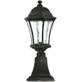 Strand Small Pillar Mount Antique Bronze