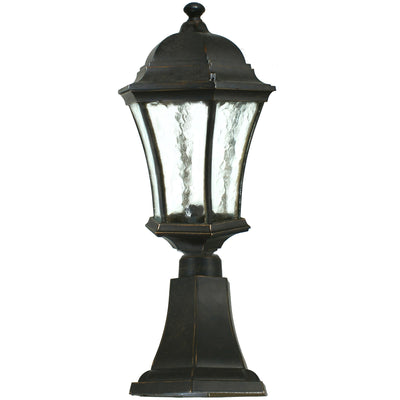 Strand Small Pillar Mount Antique Bronze