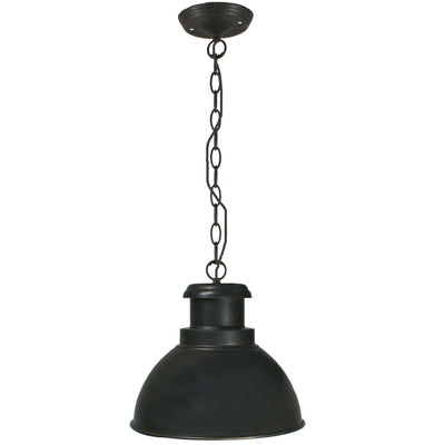 Terminal Chain Pendant Light E27 in Antique Bronze