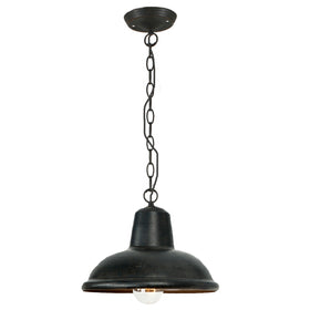 Urban Chain Pendant Light E27 in Antique Bronze