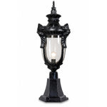 Wellington Large Pillar Mount Antique Black