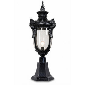 Wellington Large Pillar Mount Antique Black