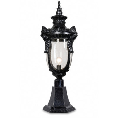 Wellington Large Pillar Mount Antique Black