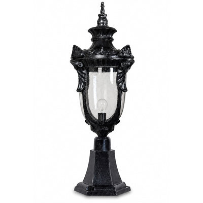 Wellington Large Pillar Mount Antique Black