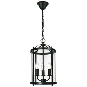 MANOR MEDIUM 3LT PENDANT - BRONZE by Lode Lighting