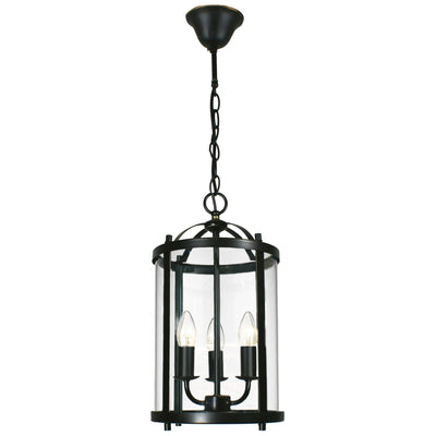 MANOR MEDIUM 3LT PENDANT - BRONZE by Lode Lighting