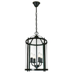 MANOR LARGE 4LT PENDANT - BRONZE with beautiful design by Lode Lighting