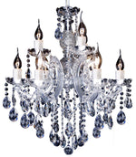 Zurich Crystal Pendant in 9 Lt Lode Lighting