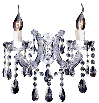 Zurich Crystal Indoor Wall Light 2xE14