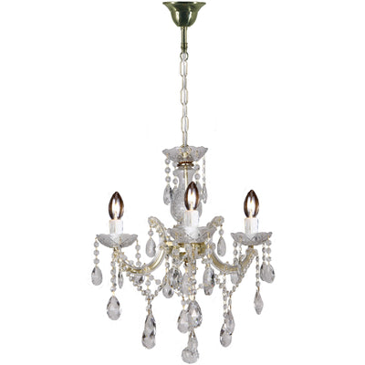 Zurich Crystal Pendant in 3Lt by Lode Lighting