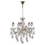 Zurich 5 Light Crystal Glass Chandelier by Lode Lighting