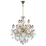 Zurich 9 Light Crystal Glass Chandelier by Lode Lighting