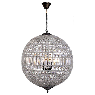 Marseilles 3 Light Crystal Ball Pendant Light