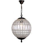 Marseilles Small 1 Light Crystal Ball Pendant Light
