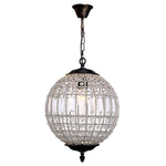 Marseilles Small 1 Light Crystal Ball Pendant Light