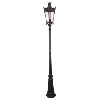 Crown Large Standard Outdoor Garden Post Light by Lode Lighting
