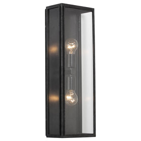Plaza 2 Light Outdoor Wall Sconce by Lode Lighting