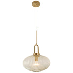 CAPE SINGLE 1LT SATIN BRASS - PENDANT with beautiful design by Lode Lighting
