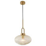 CAPE SINGLE 1LT SATIN BRASS - PENDANT with beautiful design by Lode Lighting