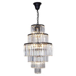 Celestial 39cm 9 Light 6 Tier Crystal Glass Chandelier by Lode Lighting