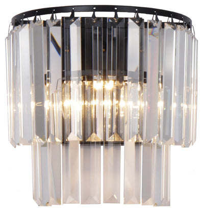 Celestial 2 Light 2 Tier Crystal Glass Wall Bracket by Lode Lighting