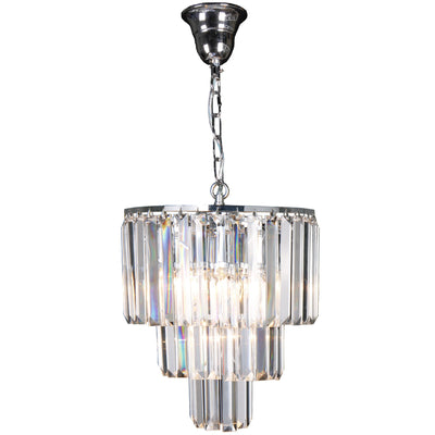 Celestial 3 Tier 4 Light Crystal Pendant Light