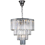 Celestial 4 Tier 5 Light Crystal Pendant Light