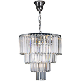 Celestial 4 Tier 5 Light Crystal Pendant Light
