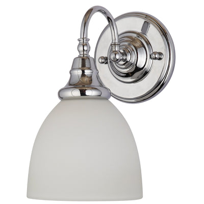 Benson Up/Down Wall Light 1xE27 in Chrome