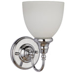 Benson Up/Down Wall Light 1xE27 in Chrome