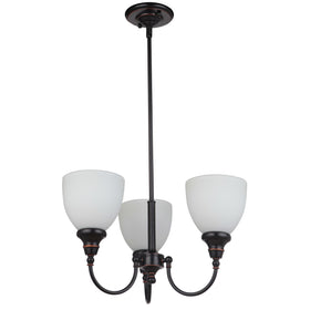 Benson 3 Light Pendant Light Bronze Upward