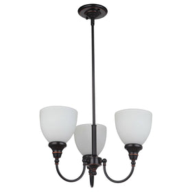 Benson 3 Light Pendant Light Bronze Upward