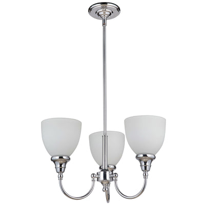 Benson 3 Light Pendant Light Chrome Upward