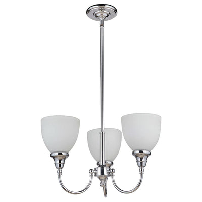 Benson 3 Light Pendant Light Chrome Upward