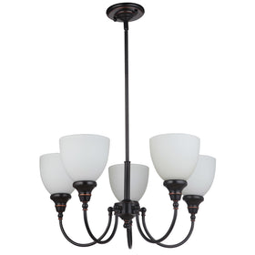 Benson Down Pendant Light 5Lt Bronze