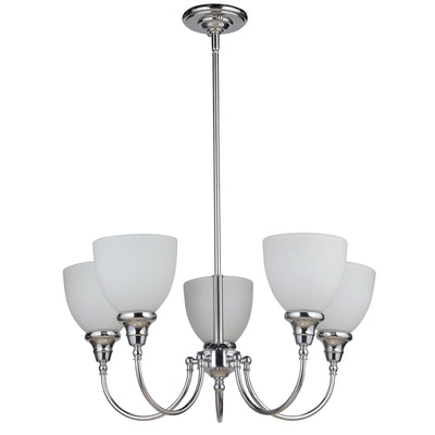 Benson 5lts Pendant Light Chrome Facing Upward