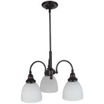 Benson Down Pendant Light 3Lt Bronze