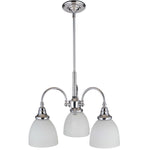 Benson Down Pendant Light 3Lt Chrome