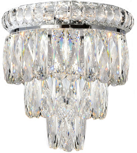 Emporia 2 Light Crystal Wall Light