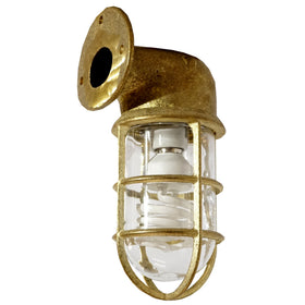 Harbour Outdoor Wall Light 1Lt Solid Brass